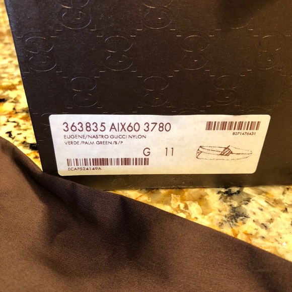 Green Gucci Loafers Brand New Never Worn - Picture 3 of 3
